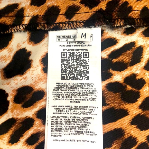 Reduced 20%Off‼️Guess Leopard Print & Black Dress Size M - Picture 8 of 8